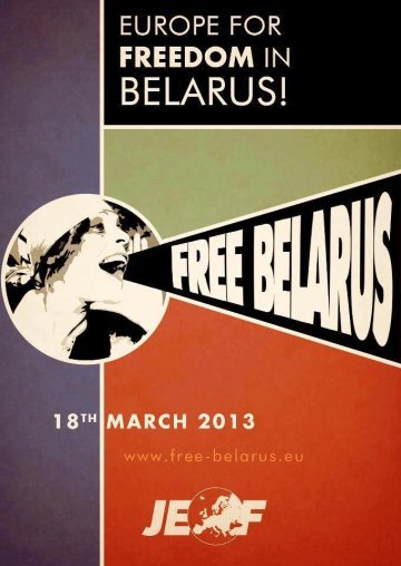 La Jeunesse européenne en faveur de la liberté et de la démocratie en Biélorussie