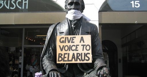 JEF Free Belarus Action – as silent as a loud voice for democracy