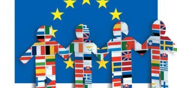 Im europäischen Dorf der Jungen Europäer Frankreich