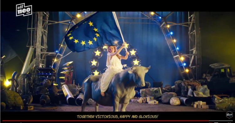 German comedian Jan Böhmermann releases video tribute to “United States of Europe”