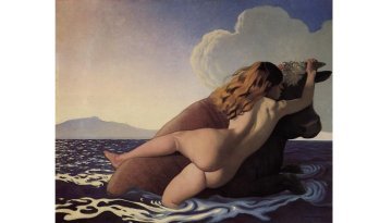 La déesse Europe et le taureau : signification du mythe dans l'Europe moderne