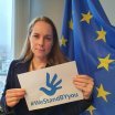 Hildegard Bentele, member of the European Parliament, taking over the (...)