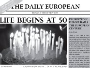 European century or European decline? Read “The Daily European” from 2057!