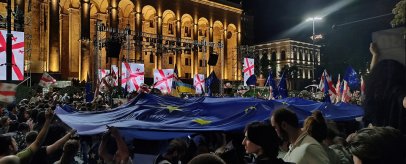 Georgian Students at the 'Front Line' : Three Months of Struggle for Europe