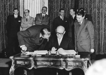 La déclaration Schuman à l'heure de la menace de la guerre