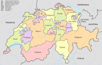 4 federazioni - la Svizzera