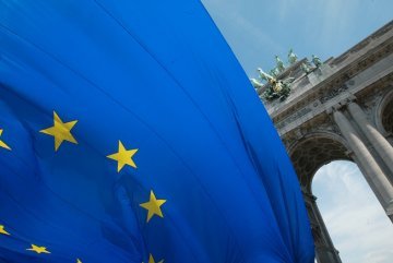 Europäische Distanzierung während der Corona-Krise