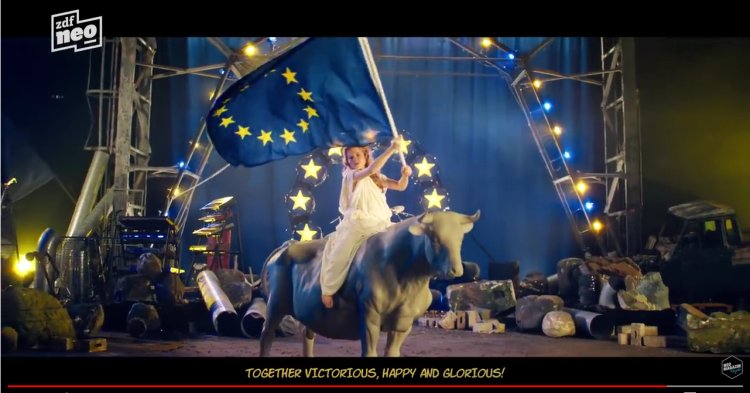 German comedian Jan Böhmermann releases video tribute to “United States of Europe”