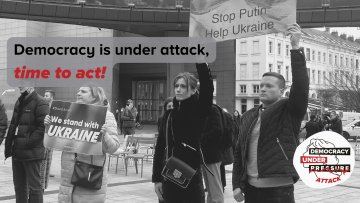 #DemocracyUnderPressure : La démocratie est attaquée, il est temps d'agir !