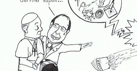 François Hollande rencontre le pape François