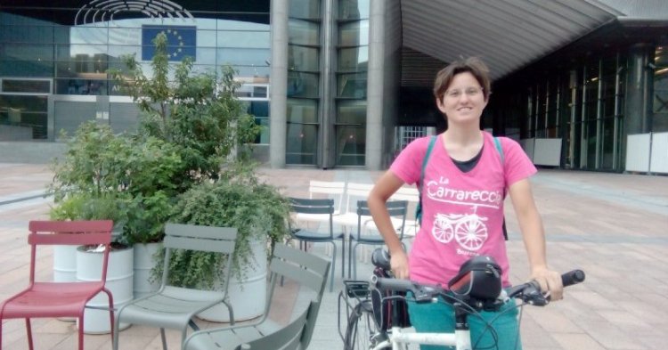 Lucia Bruni: un cuore e una bici per (ri)unire l'Europa.