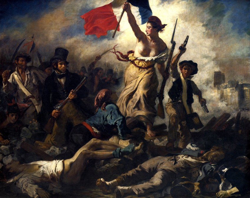 La liberté guidant le peuple, Eugène Delacroix