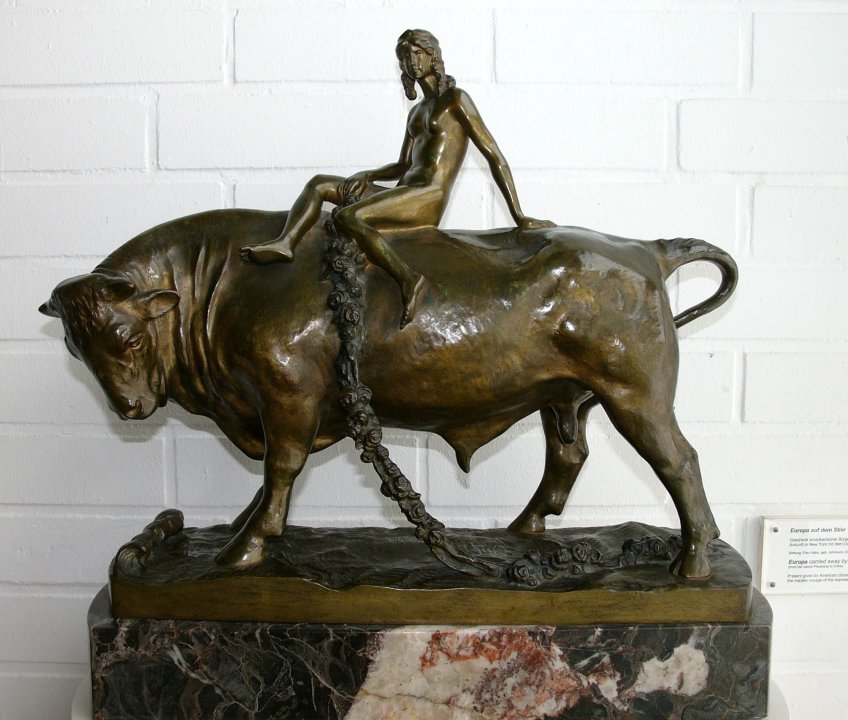 Europa carried away by a bull, Hannes Grobe, 1930